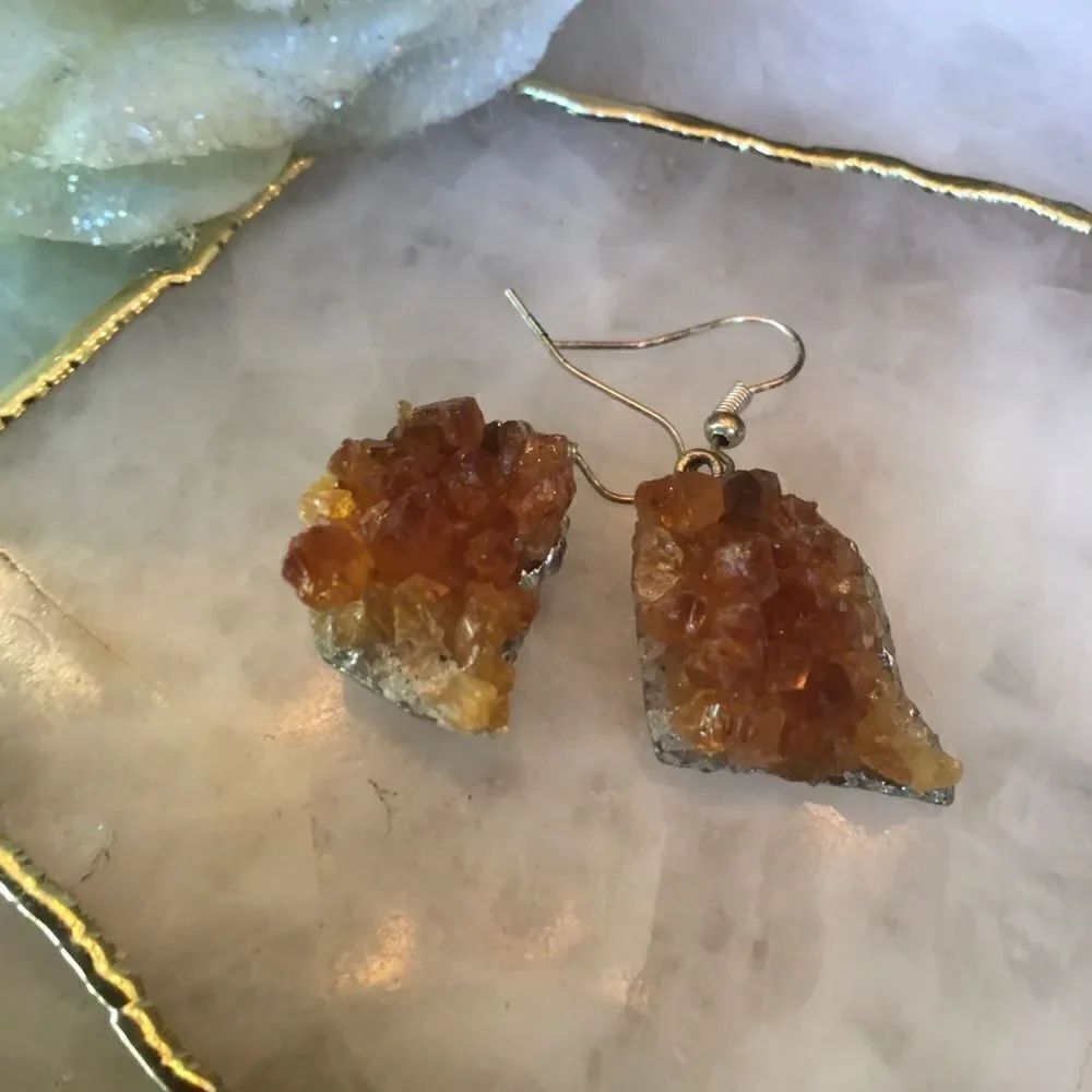 CITRINE EARRINGS!